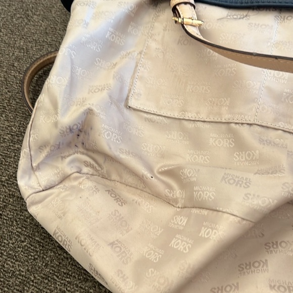 Michael Kors Jet Set Item Genuine Leather Large Tote Shoulder Bag Purse - Picture 12 of 16